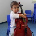 música instrumento niño